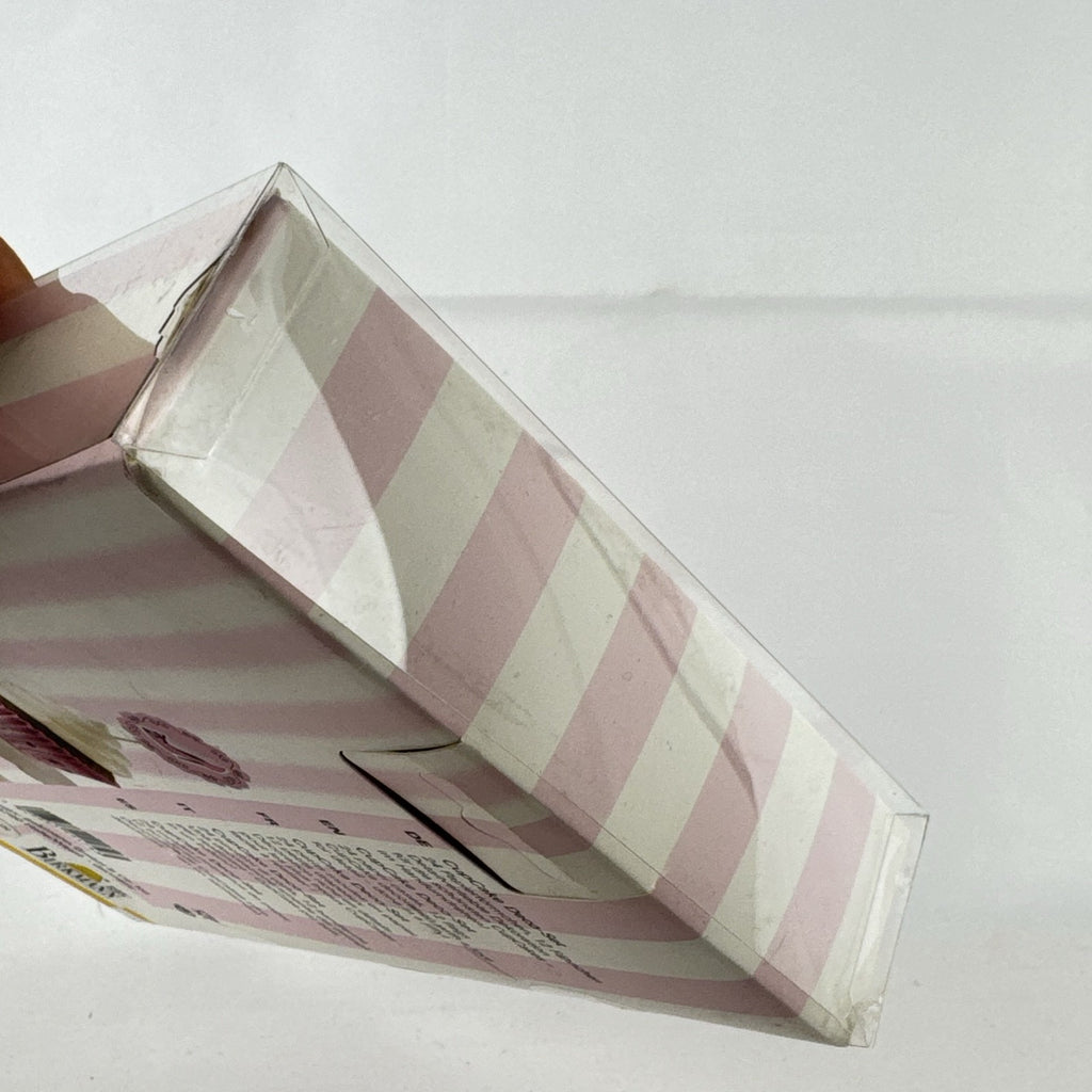 RBV Birkmann pink high heel cupcake decorating set in original packaging with parchment liners and toppers