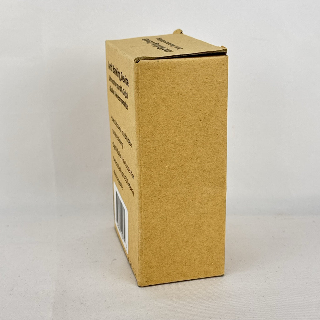 Rechargeable ultrasonic dog bark deterrent device with digital display in original packaging