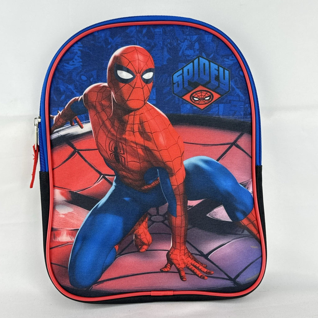 Bioworld Marvel Spider-Man red and blue 11-inch polyester mini backpack with tags