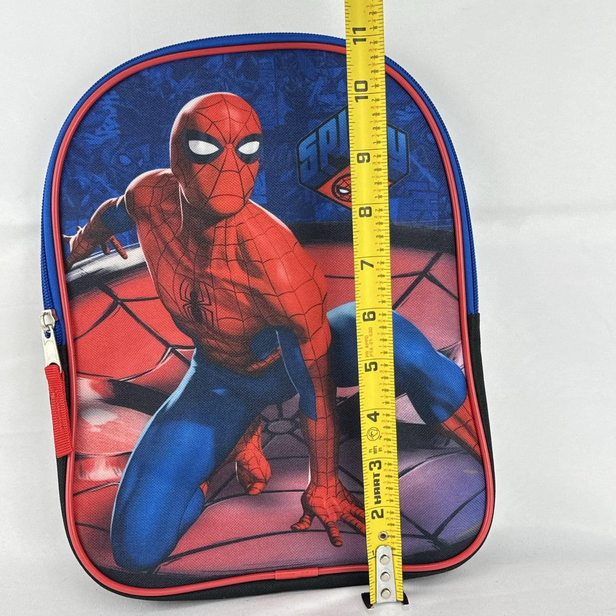 Bioworld Marvel Spider-Man red and blue 11-inch polyester mini backpack with tags
