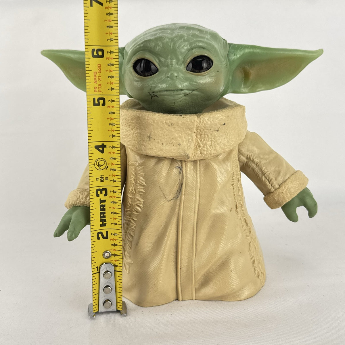 Hasbro Star Wars The Mandalorian Grogu 6.5-inch molded plastic action figure with poseable head and arms.