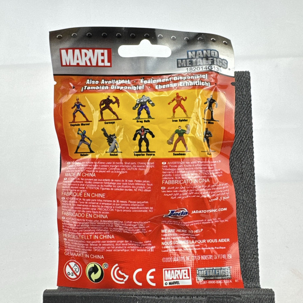 Sealed Jada Toys Marvel Nano Metalfigs 100% die-cast miniature figure blind bag mystery pack.