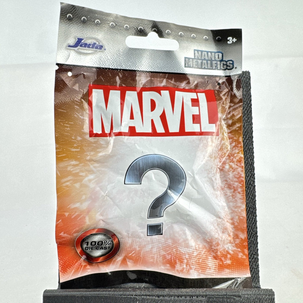 Sealed Jada Toys Marvel Nano Metalfigs blind bag foil pack containing a die-cast metal miniature figure.