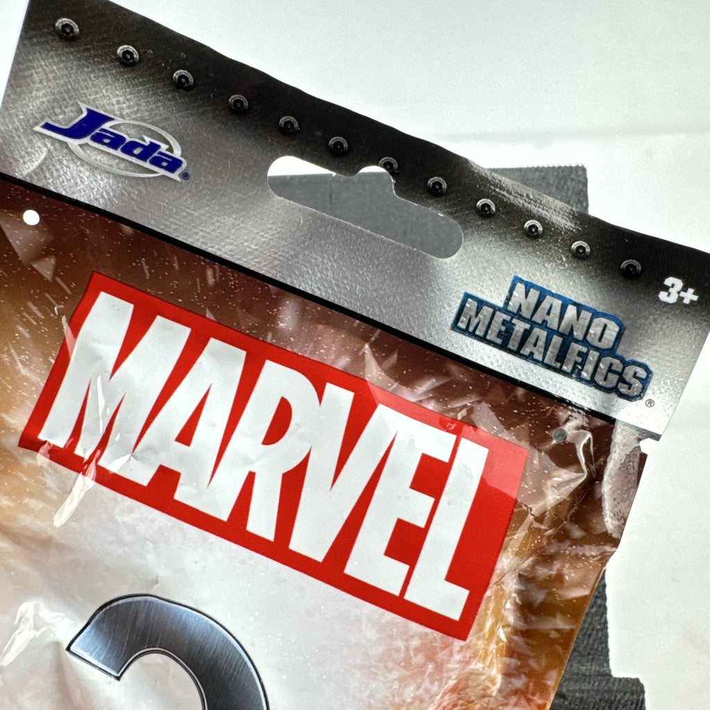 Sealed Jada Toys Marvel Nano Metalfigs blind bag foil pack containing a die-cast metal miniature figure.