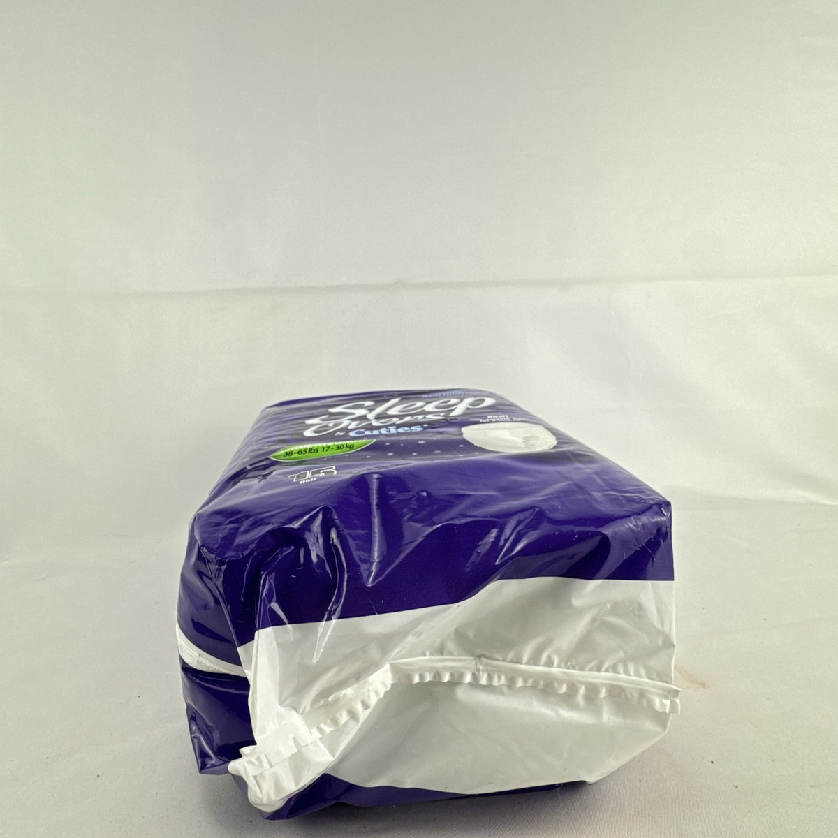 Sealed 15-count package of Cuties SleepOvers youth nighttime underwear in size Small/Medium.
