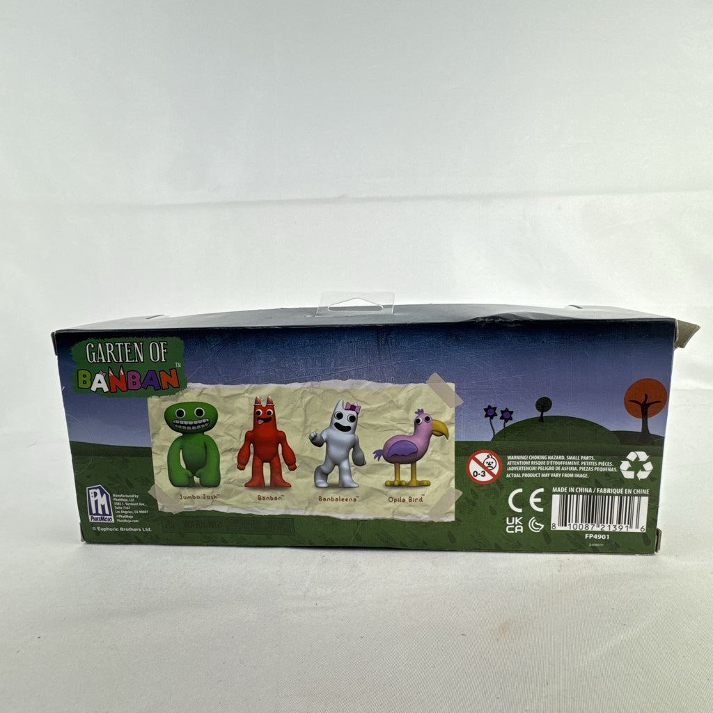 PhatMojo Garten of Banban Series 1 4-pack action figure set in original sealed box featuring Jumbo Josh
