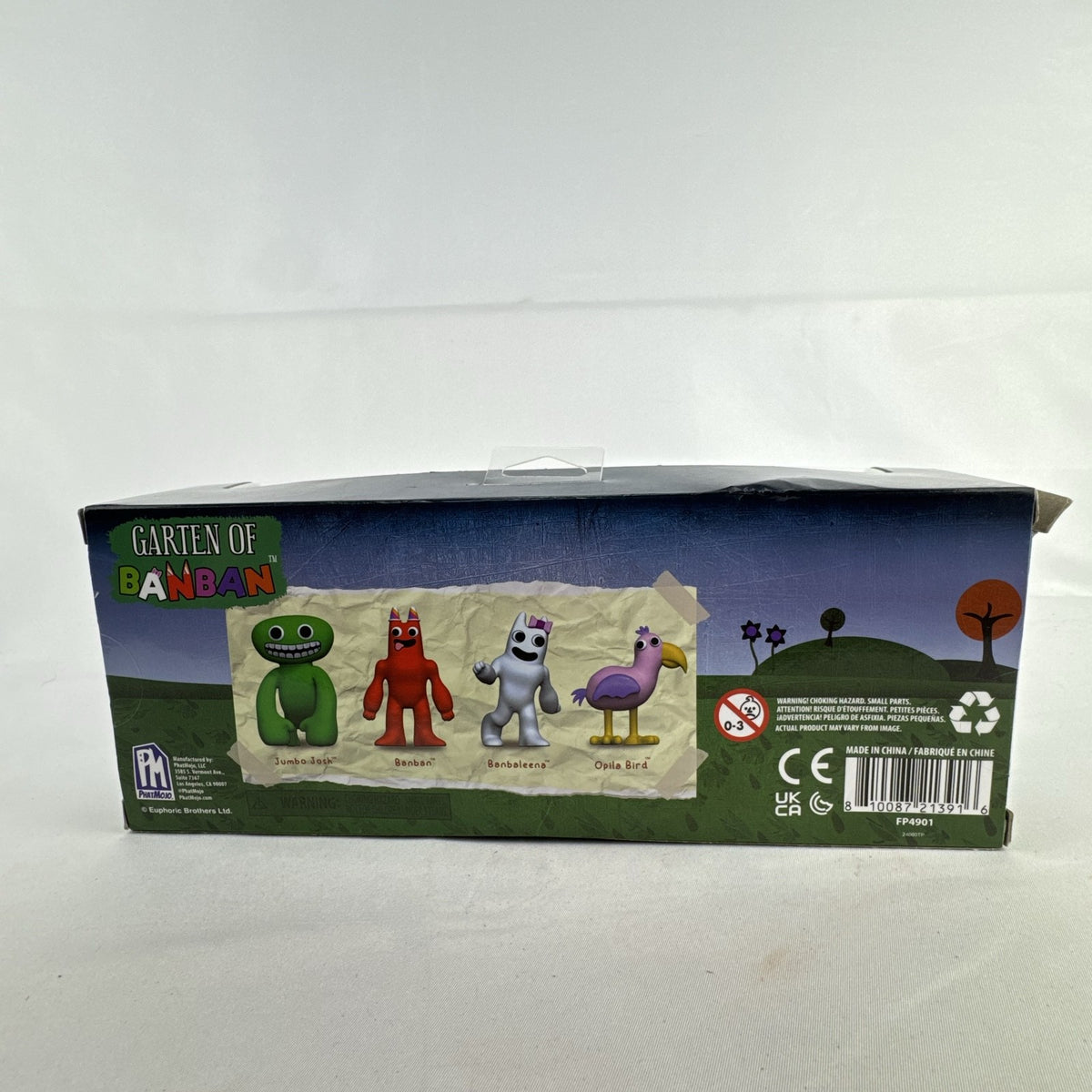 PhatMojo Garten of Banban Series 1 4-pack action figure set in original sealed box featuring Jumbo Josh