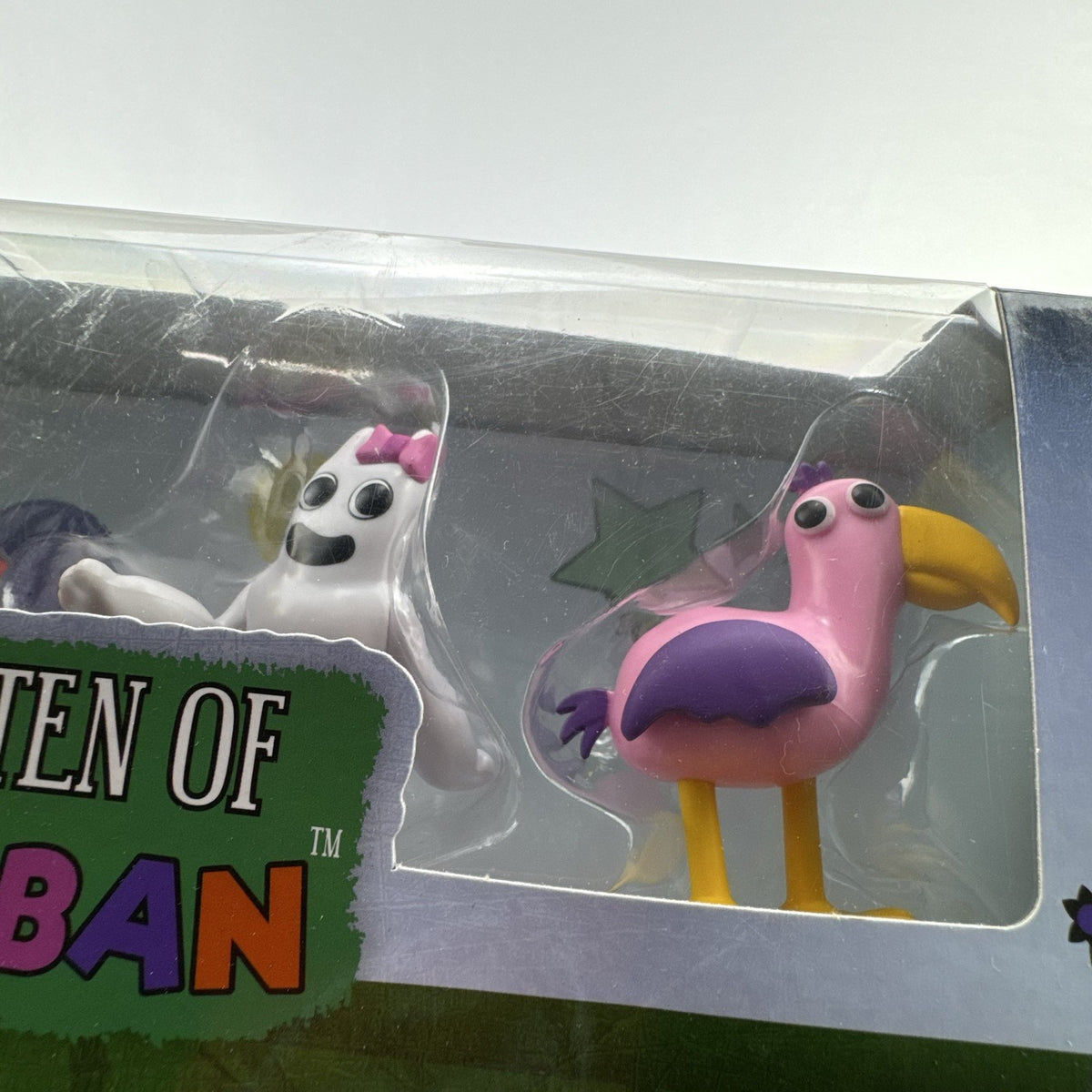 PhatMojo Garten of Banban Series 1 4-pack action figure set in original sealed box featuring Jumbo Josh
