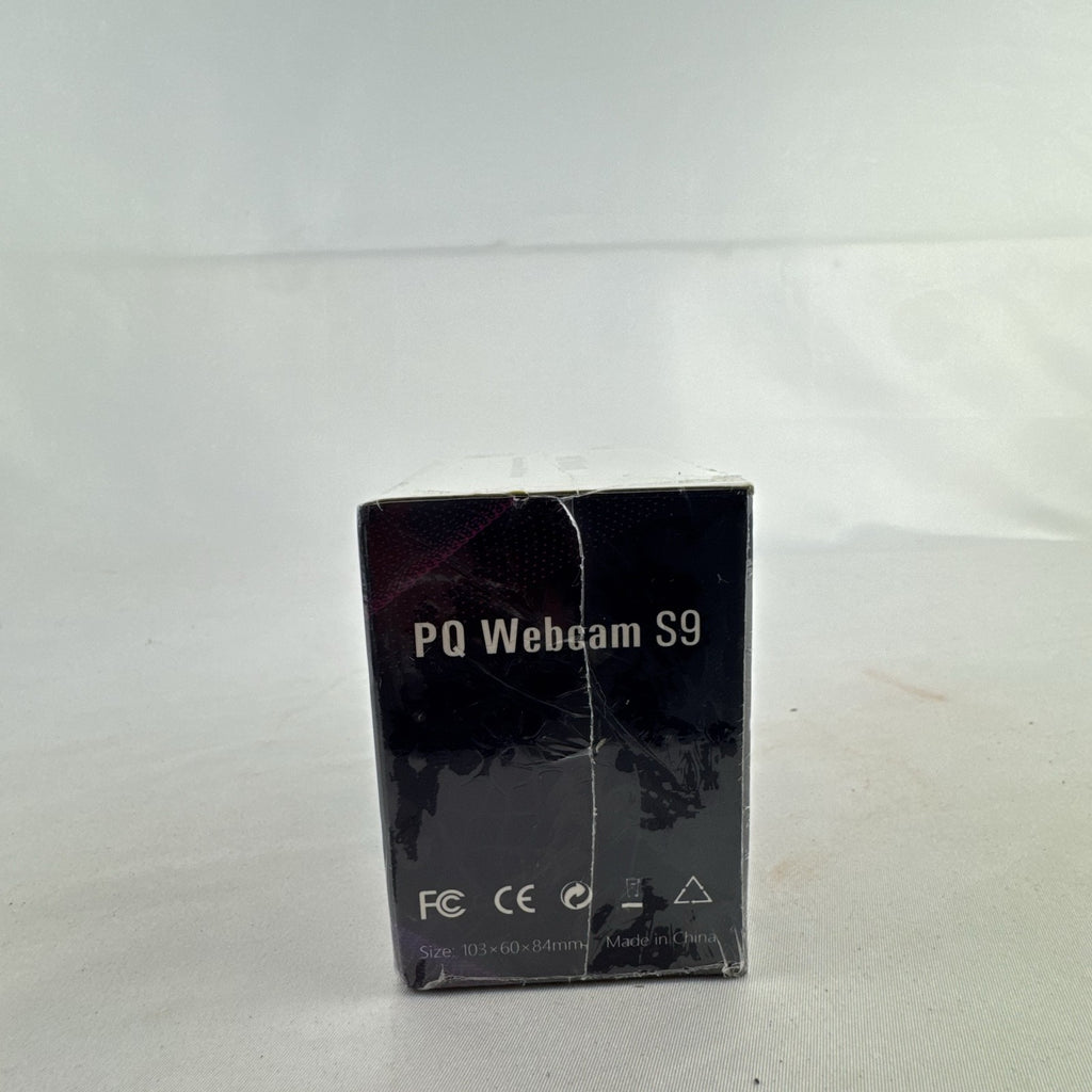 PQ Labs QPixel S9 clip-on desktop webcam in factory-sealed retail box
