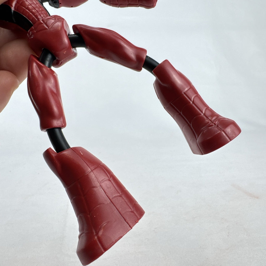 Hasbro Marvel Bend and Flex Miles Morales 6-inch bendable action figure in red and black suit.