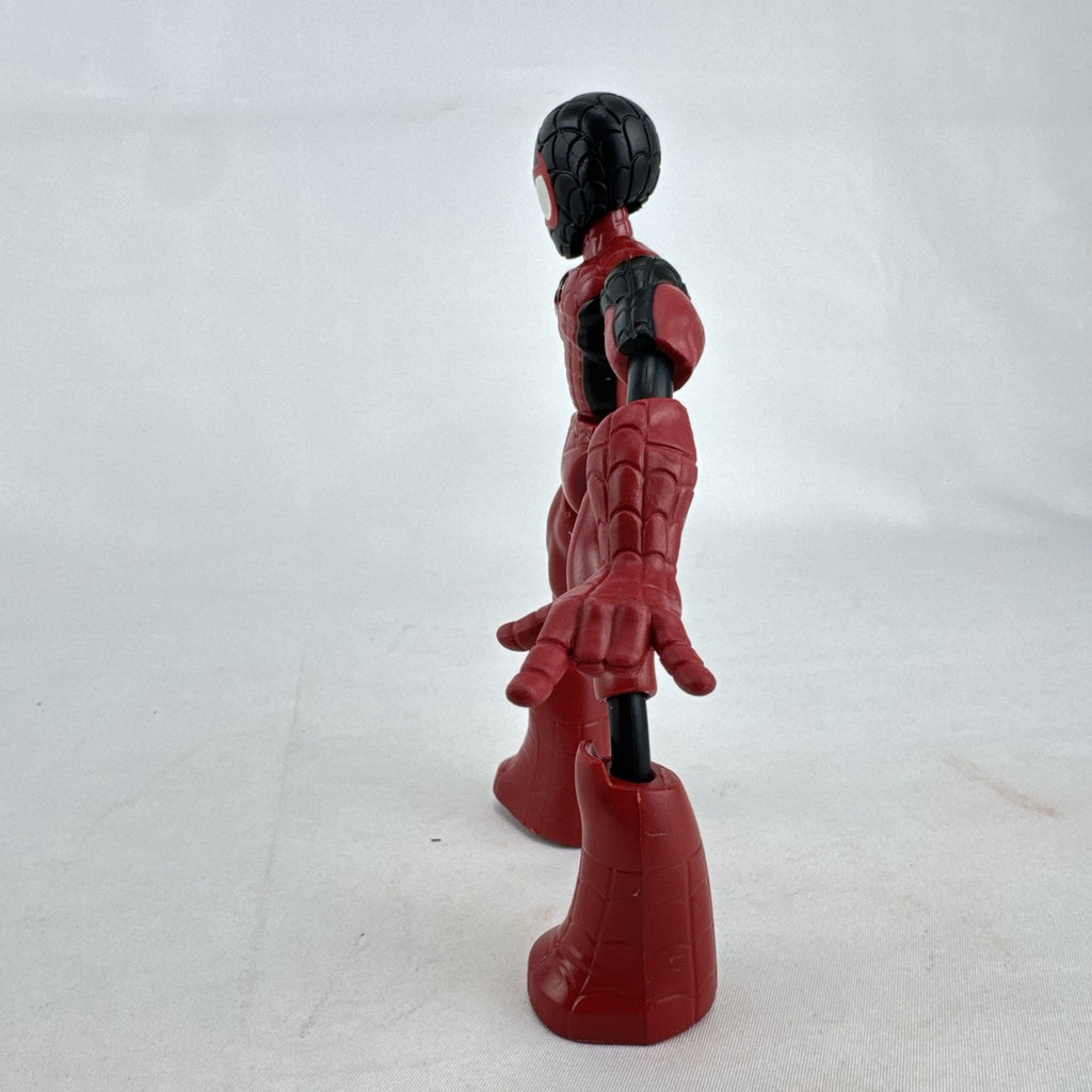 Hasbro Marvel Bend and Flex Miles Morales 6-inch bendable action figure in red and black suit.