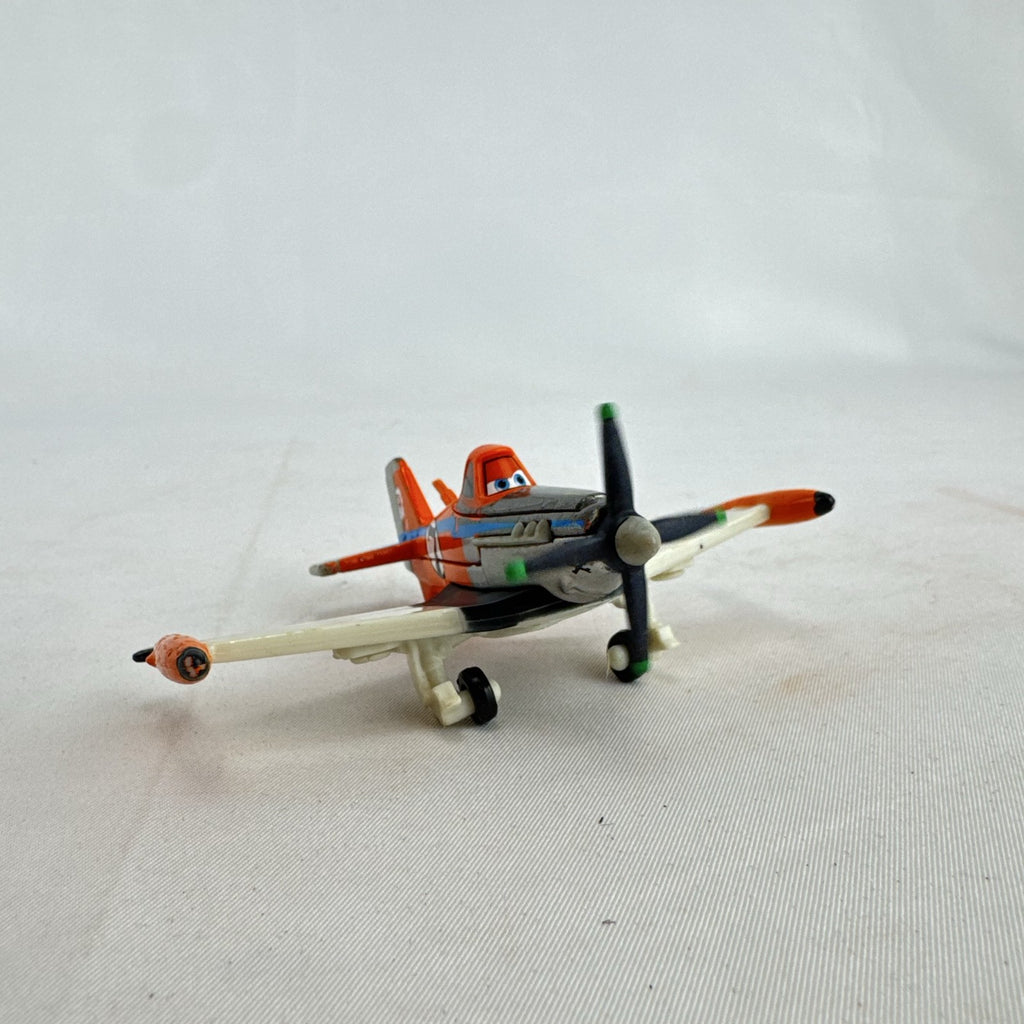 Mattel Disney Planes 1:55 scale diecast Dusty Crophopper toy airplane in Jolly Wrenches livery