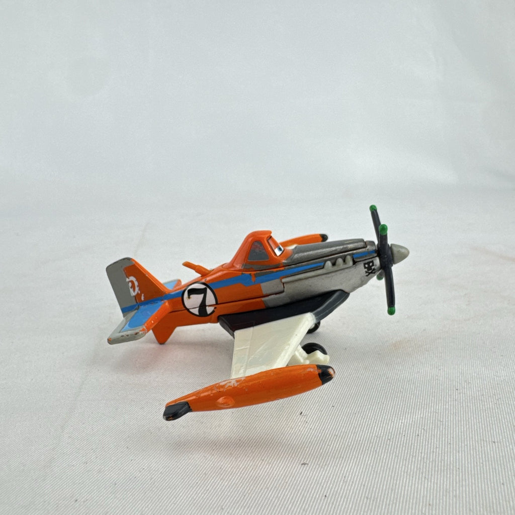 Mattel Disney Planes 1:55 scale diecast Dusty Crophopper toy airplane in Jolly Wrenches livery