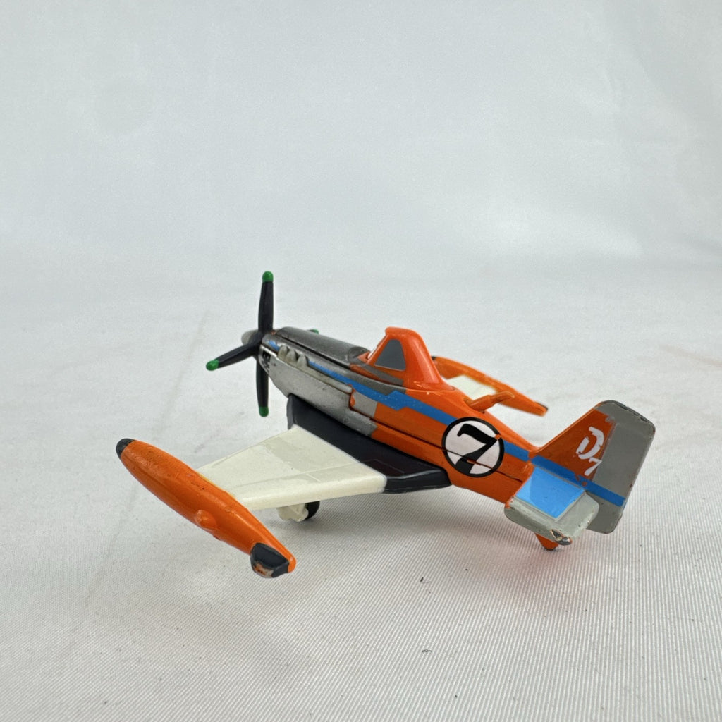 Mattel Disney Planes 1:55 scale diecast Dusty Crophopper toy airplane in Jolly Wrenches livery