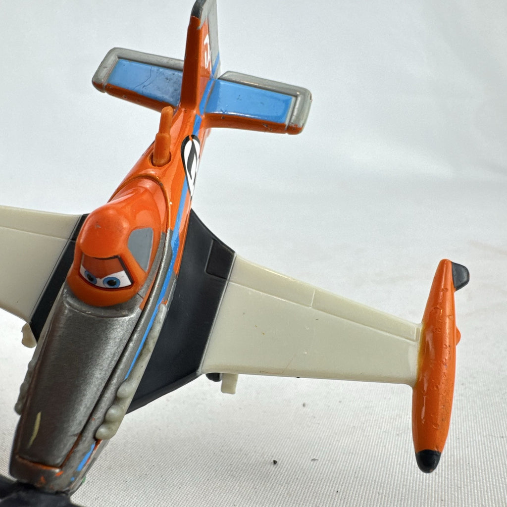 Mattel Disney Planes 1:55 scale diecast Dusty Crophopper toy airplane in Jolly Wrenches livery