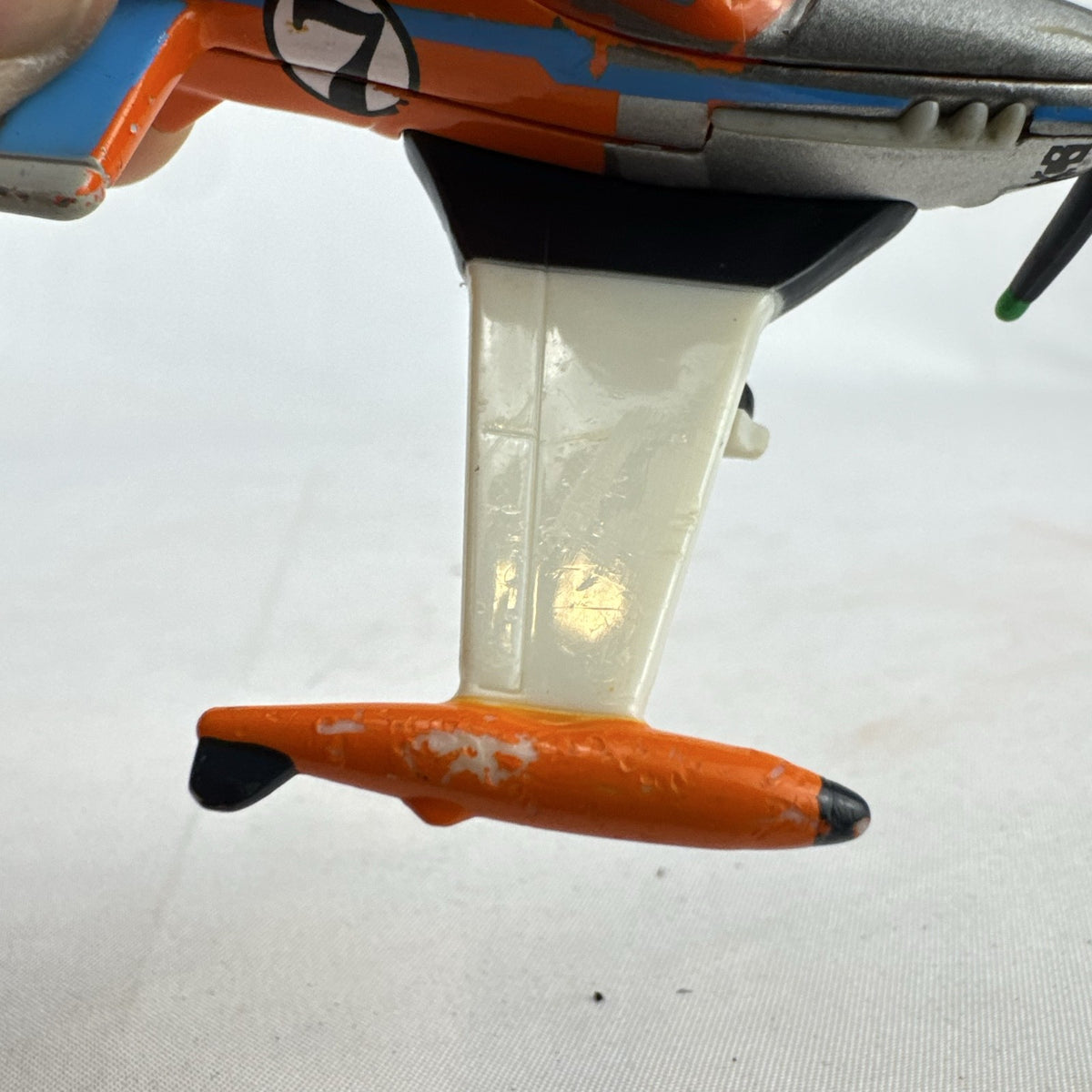 Mattel Disney Planes 1:55 scale diecast Dusty Crophopper toy airplane in Jolly Wrenches livery