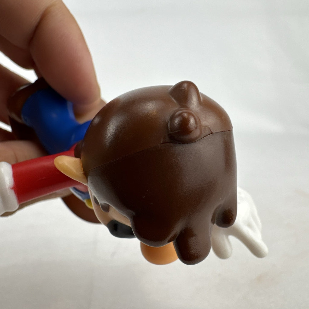 McDonald's Nintendo 2018 Super Mario Odyssey hatless Mario 3.5-inch plastic figure on brown base