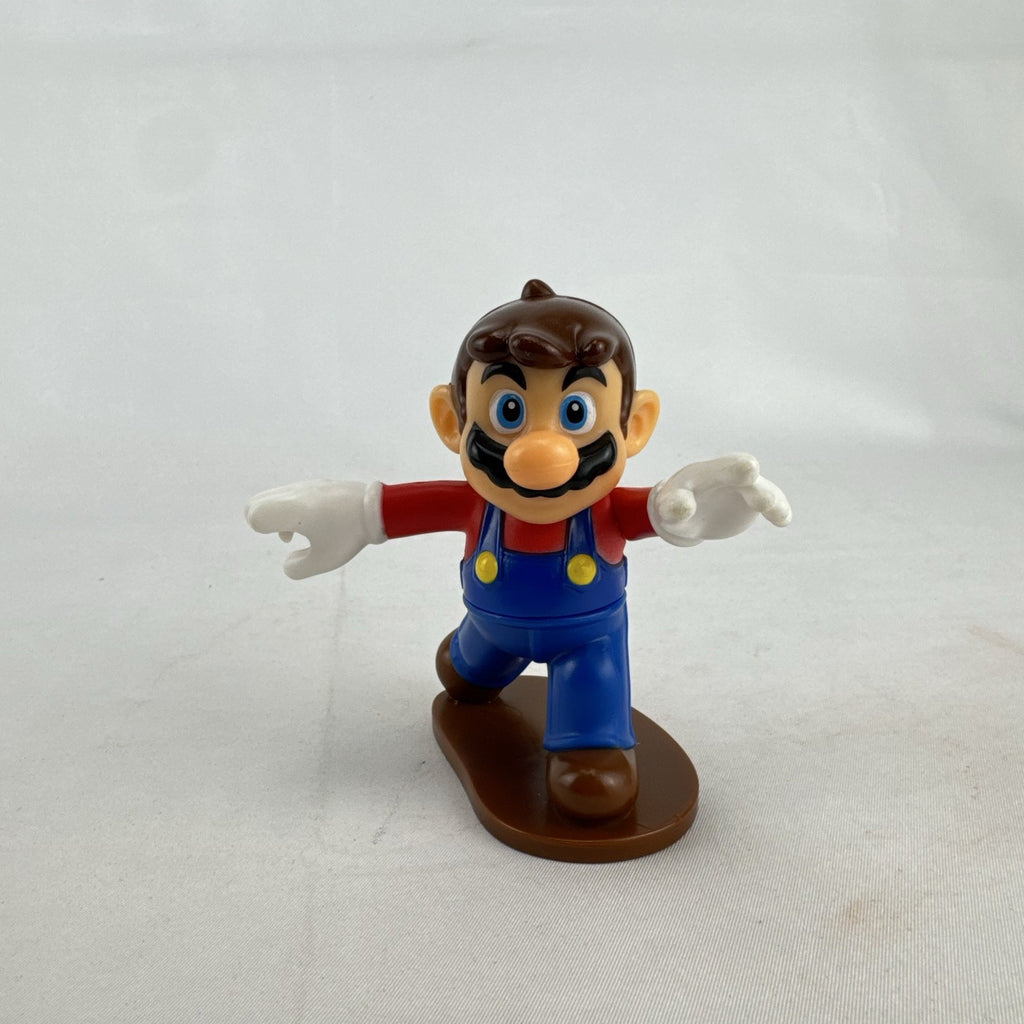 McDonald's Nintendo 2018 Super Mario Odyssey hatless Mario 3.5-inch plastic figure on brown base