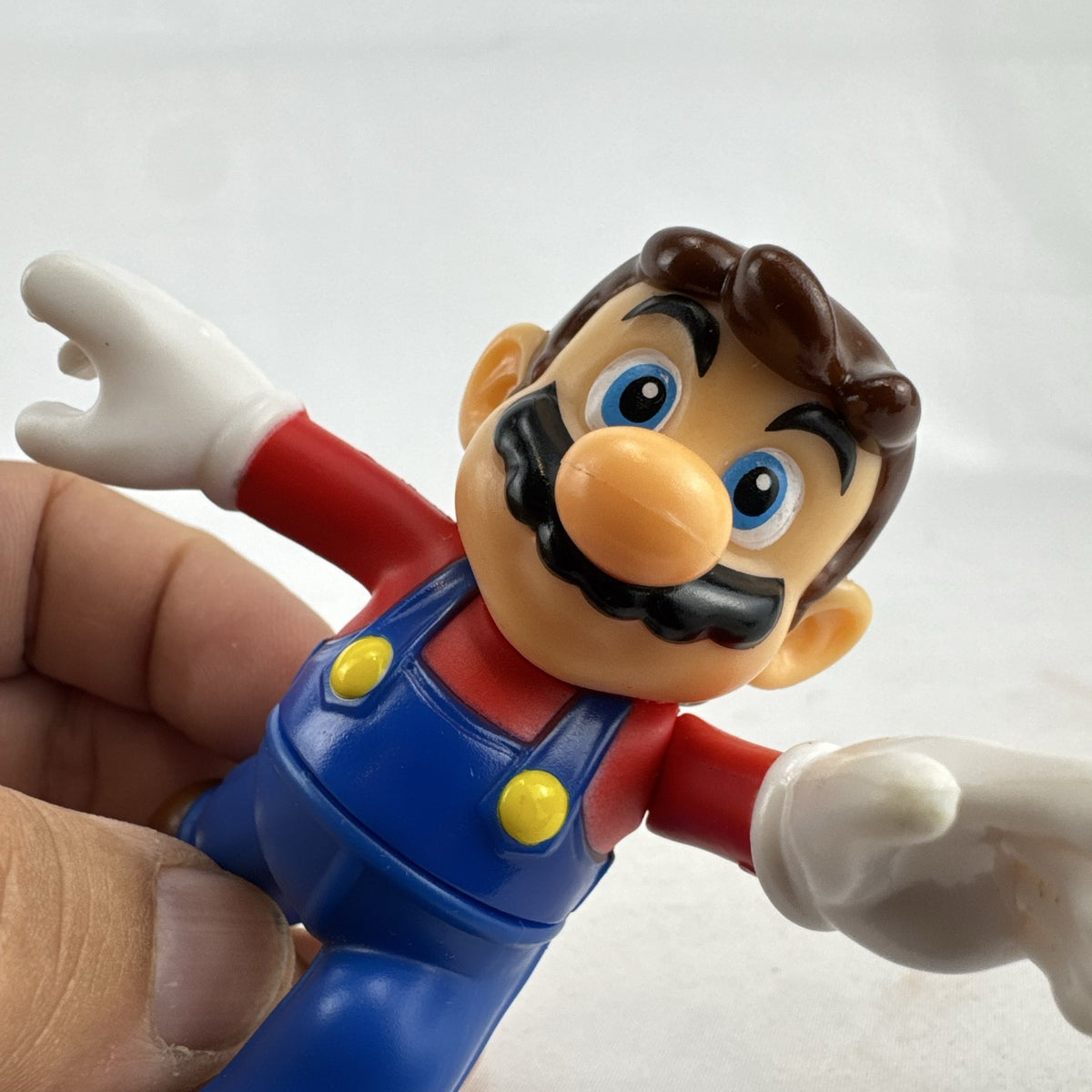 McDonald's Nintendo 2018 Super Mario Odyssey hatless Mario 3.5-inch plastic figure on brown base