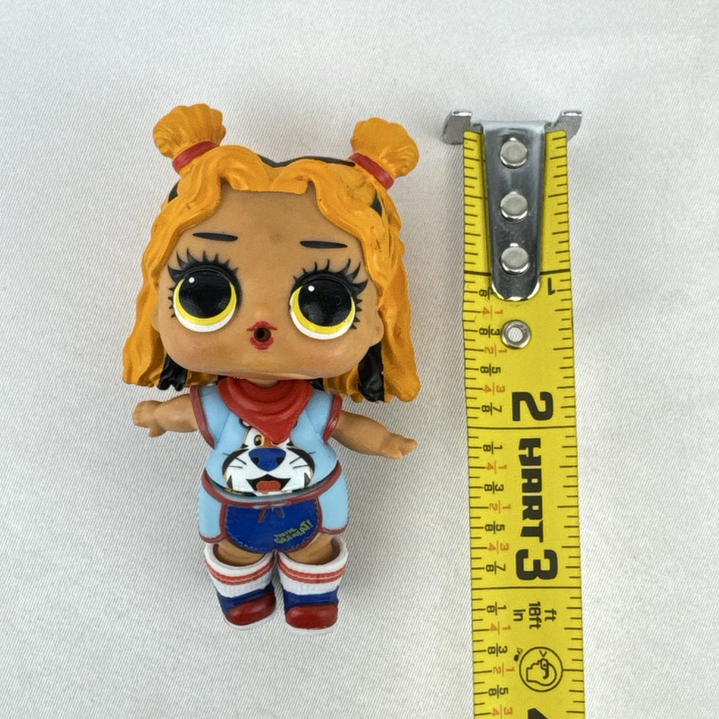 MGA Entertainment LOL Surprise Loves Mini Sweets Tiger Babe 3-inch Kellogg's Frosted Flakes doll