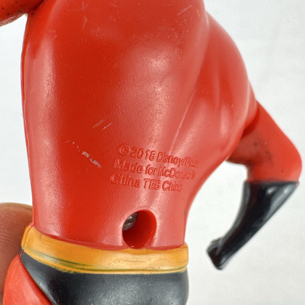 2018 McDonald's Incredibles 2 Mr. Incredible 4-inch plastic action figure in running pose