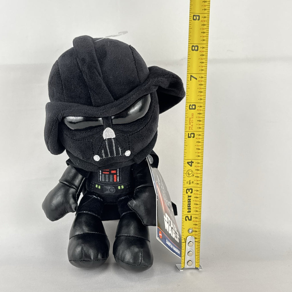 Mattel Disney Star Wars Darth Vader 8-inch plush figure with fabric cape and attached hang tag