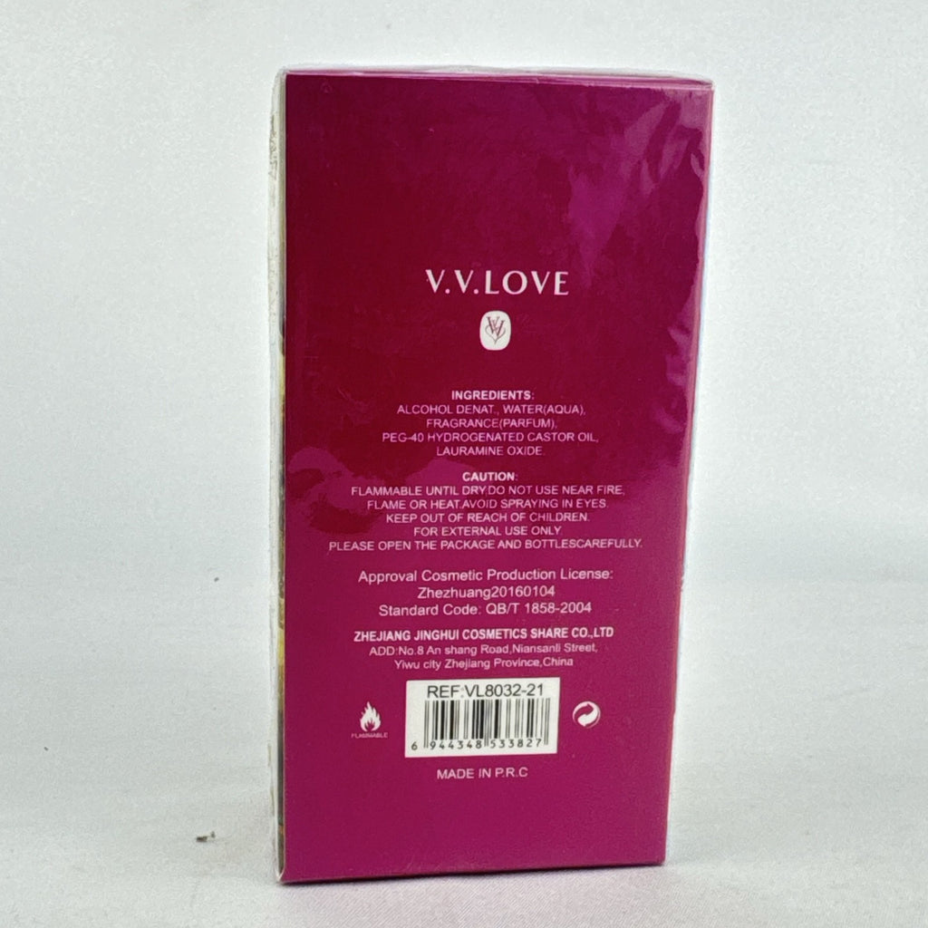 Factory-sealed box of V.V. LOVE Royal Sweety Eau de Toilette spray 50ml 1.7 oz featuring mermaid artwork