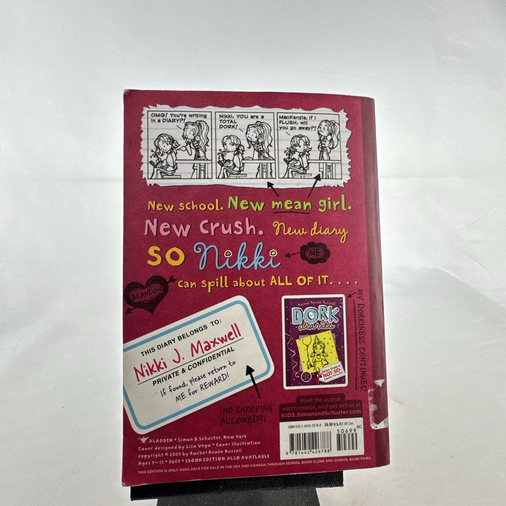 Dork Diaries Book 1 Tales from a Not-So-Fabulous Life paperback by Rachel Renée Russell