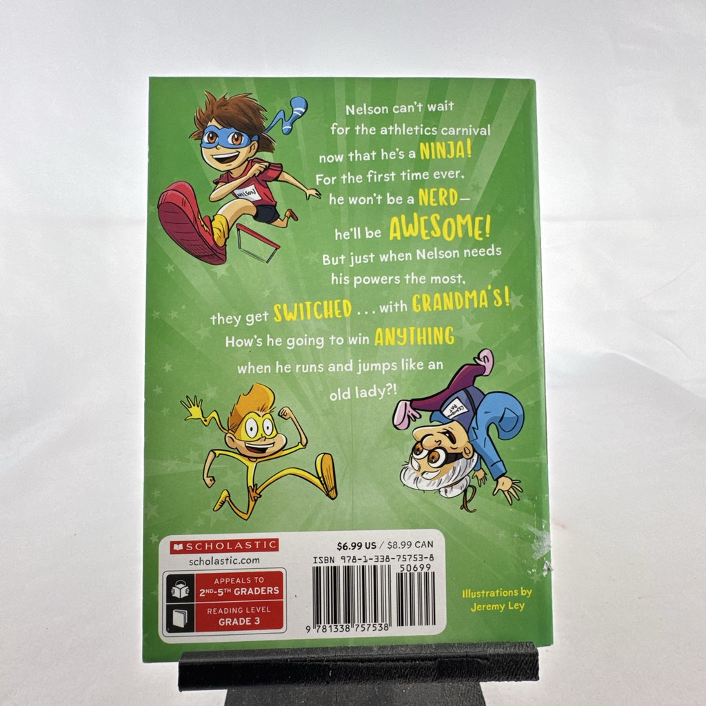 Front cover of Ninja Kid 3: Ninja Switch! paperback chapter book by Anh Do, published by Scholastic.