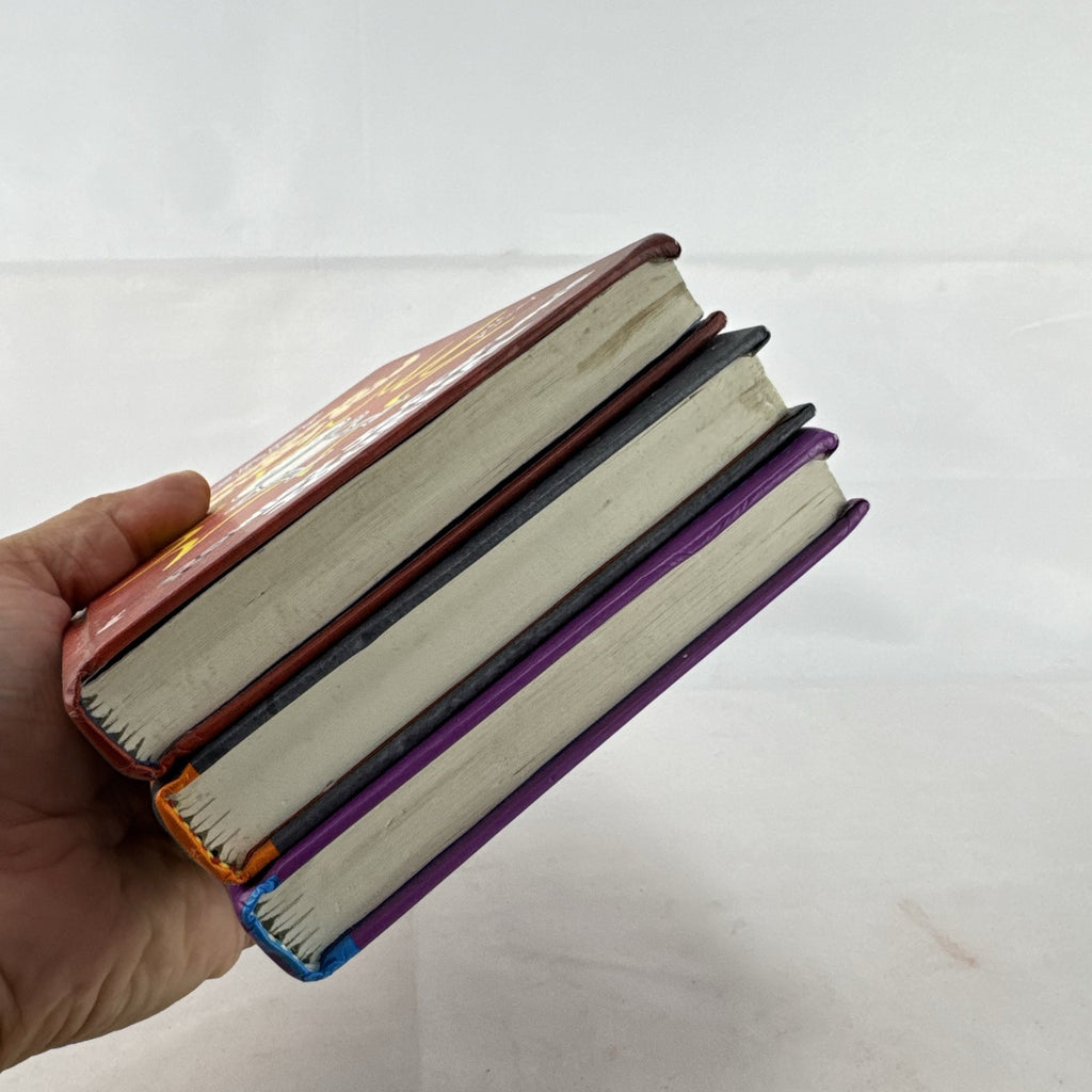 Set of three Jeff Kinney Diary of a Wimpy Kid hardcover books including The Meltdown and Wrecking Ball