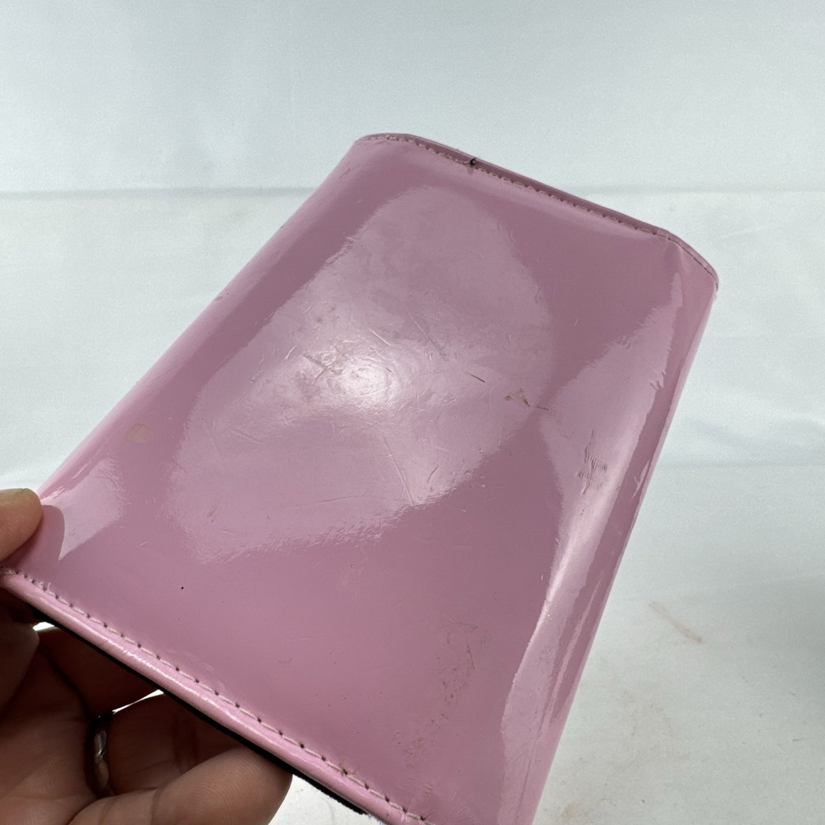 RDS Industries Hello Kitty Nintendo 3DS XL folio travel case in glossy pink patent vinyl