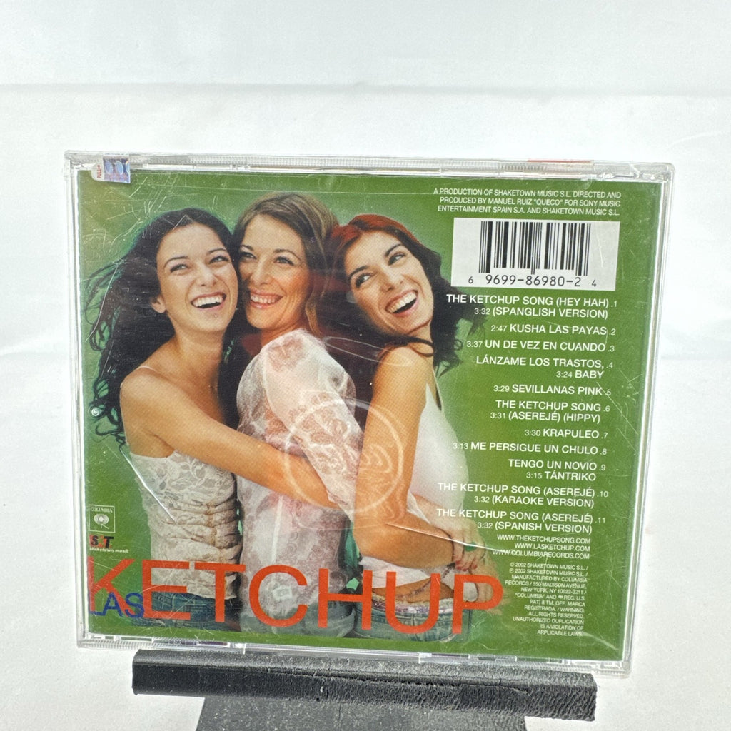 Front cover of Las Ketchup 2002 audio CD brand new and factory sealed with original hype sticker