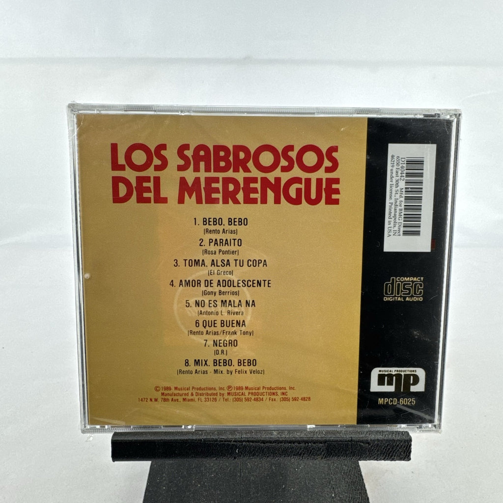 Los Sabrosos Del Merengue Mas Interesante 1989 CD in original factory shrink wrap