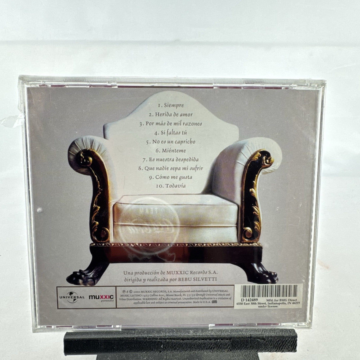 Factory sealed Tamara Siempre 2002 Latin bolero CD album jewel case