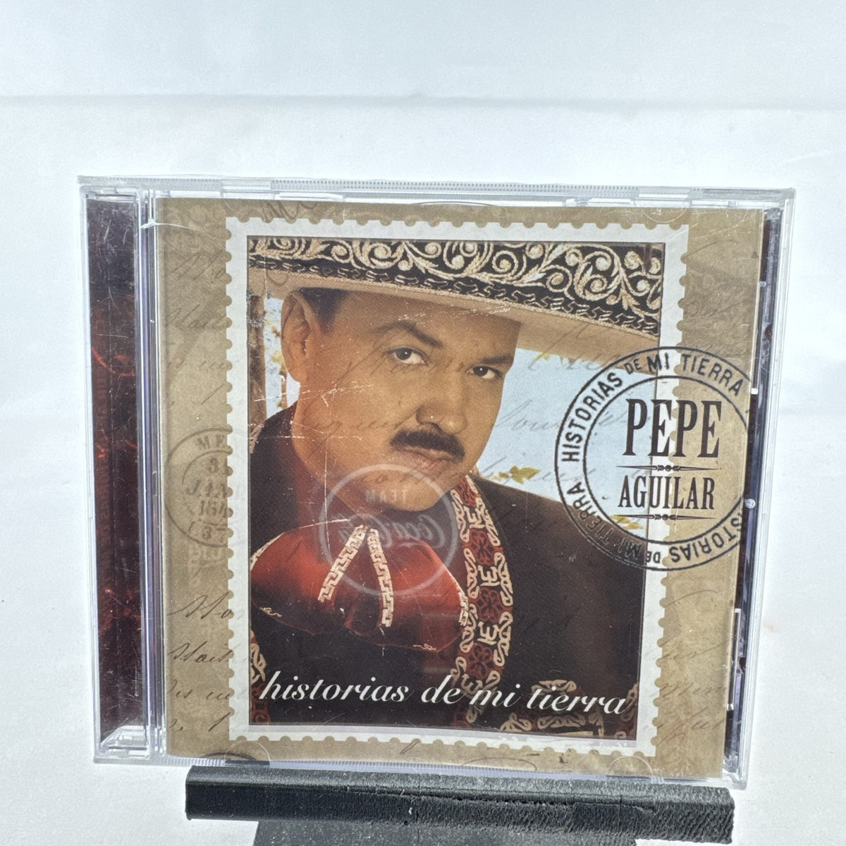 Sealed Pepe Aguilar Historias De Mi Tierra 2005 Latin ranchera music CD in jewel case