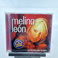 Factory-sealed 1999 CD album cover of Melina León's Con Los Pies Sobre La Tierra on Sony Discos