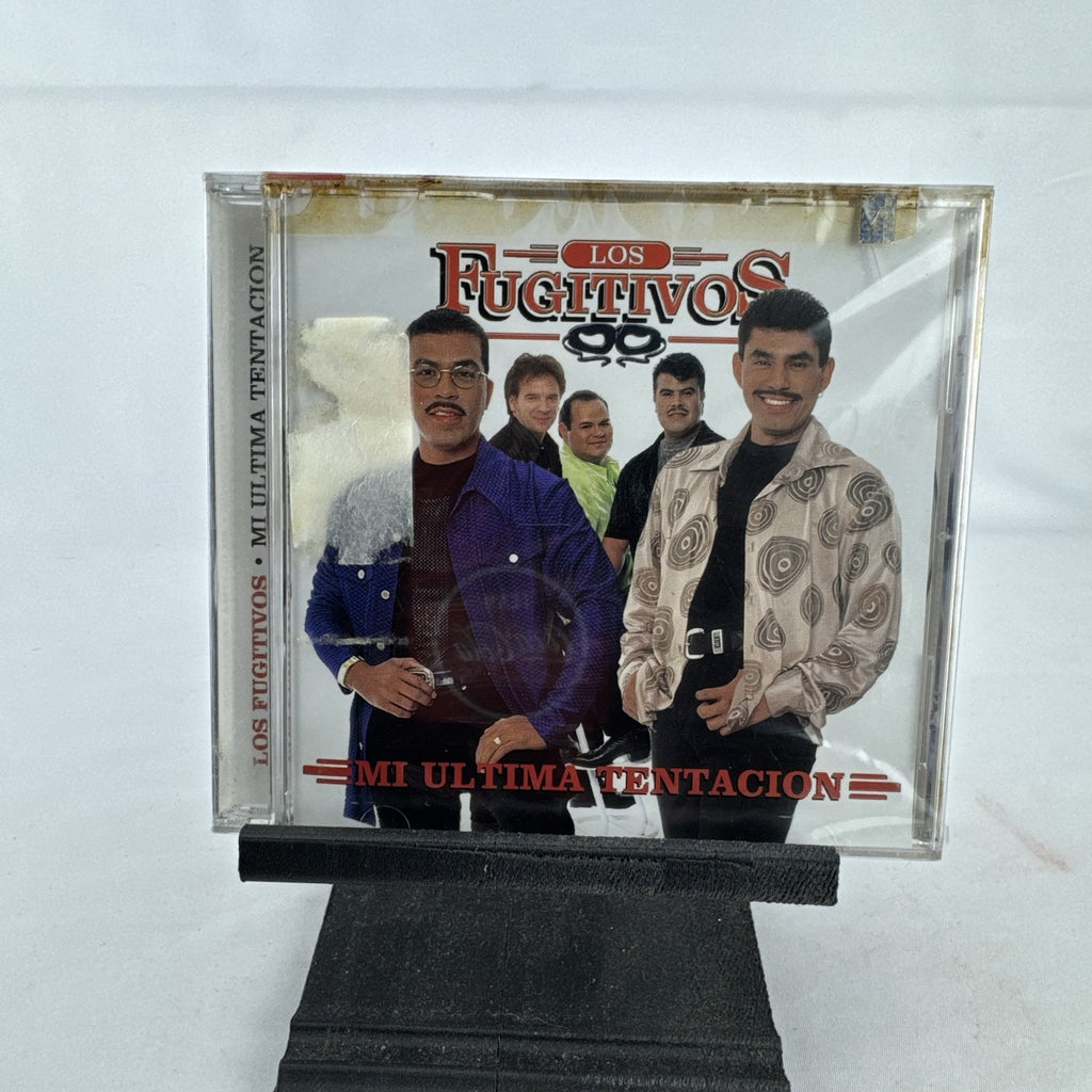 Los Fugitivos Mi Ultima Tentacion 1999 Latin grupero audio CD in factory sealed shrink wrap