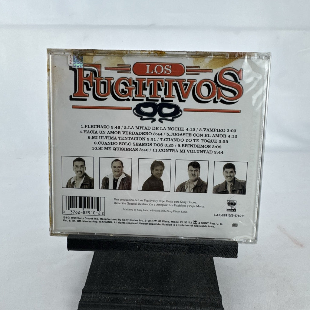 Los Fugitivos Mi Ultima Tentacion 1999 Latin grupero audio CD in factory sealed shrink wrap