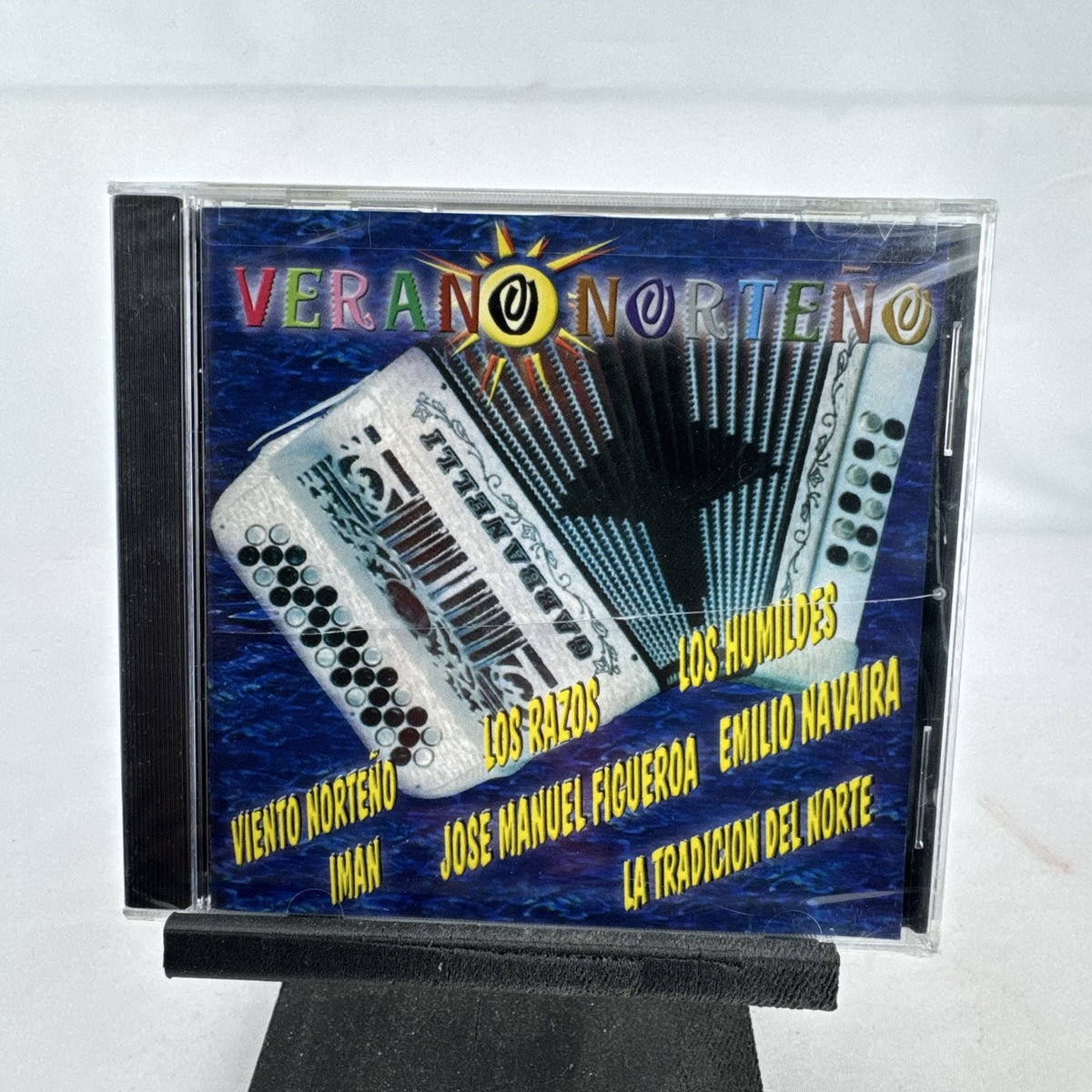 Factory sealed Verano Norteño 2001 Latin CD compilation album featuring Various Artists in original shrink wrap