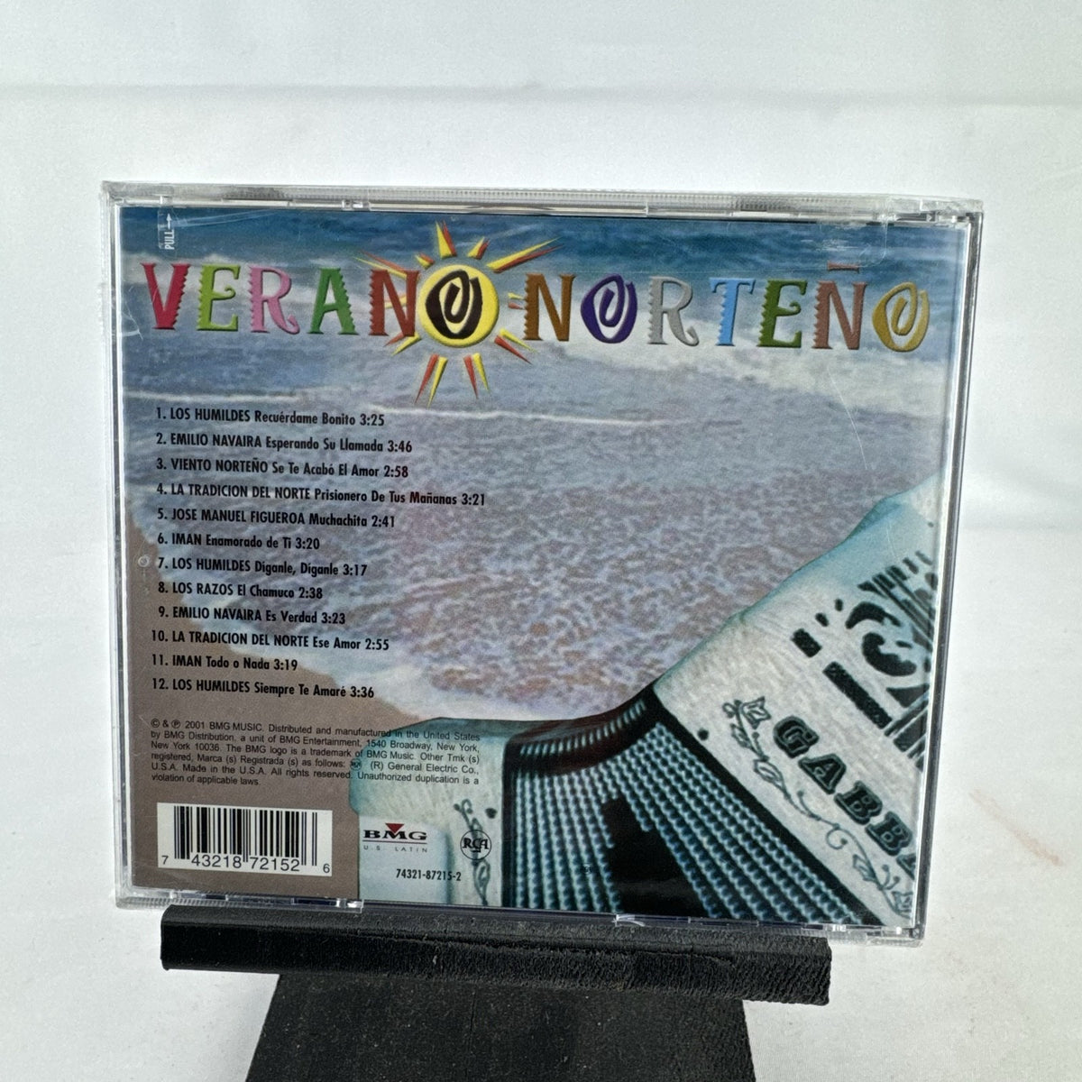 Factory sealed Verano Norteño 2001 Latin CD compilation album featuring Various Artists in original shrink wrap