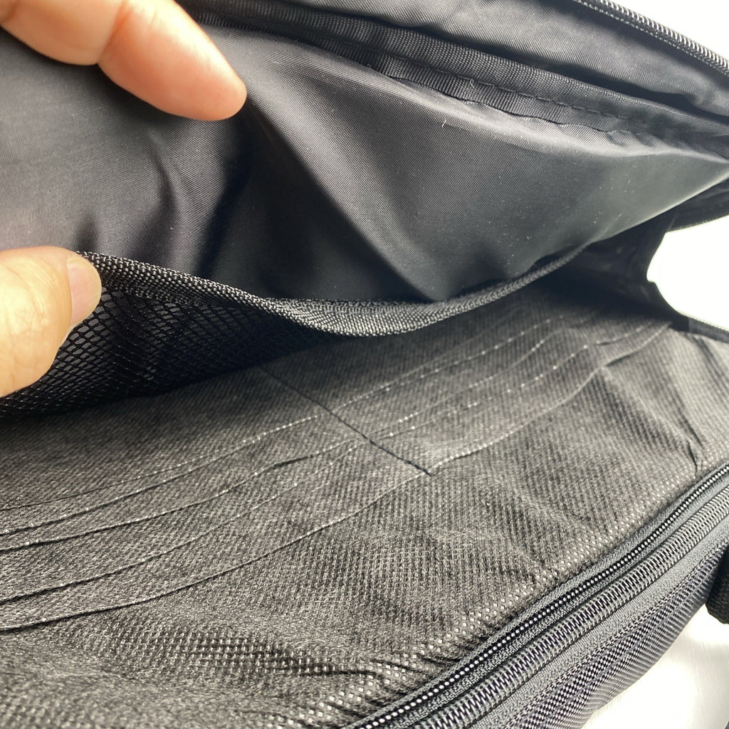 Targus DVD301-10 padded tech shoulder bag in black and gray nylon with strap