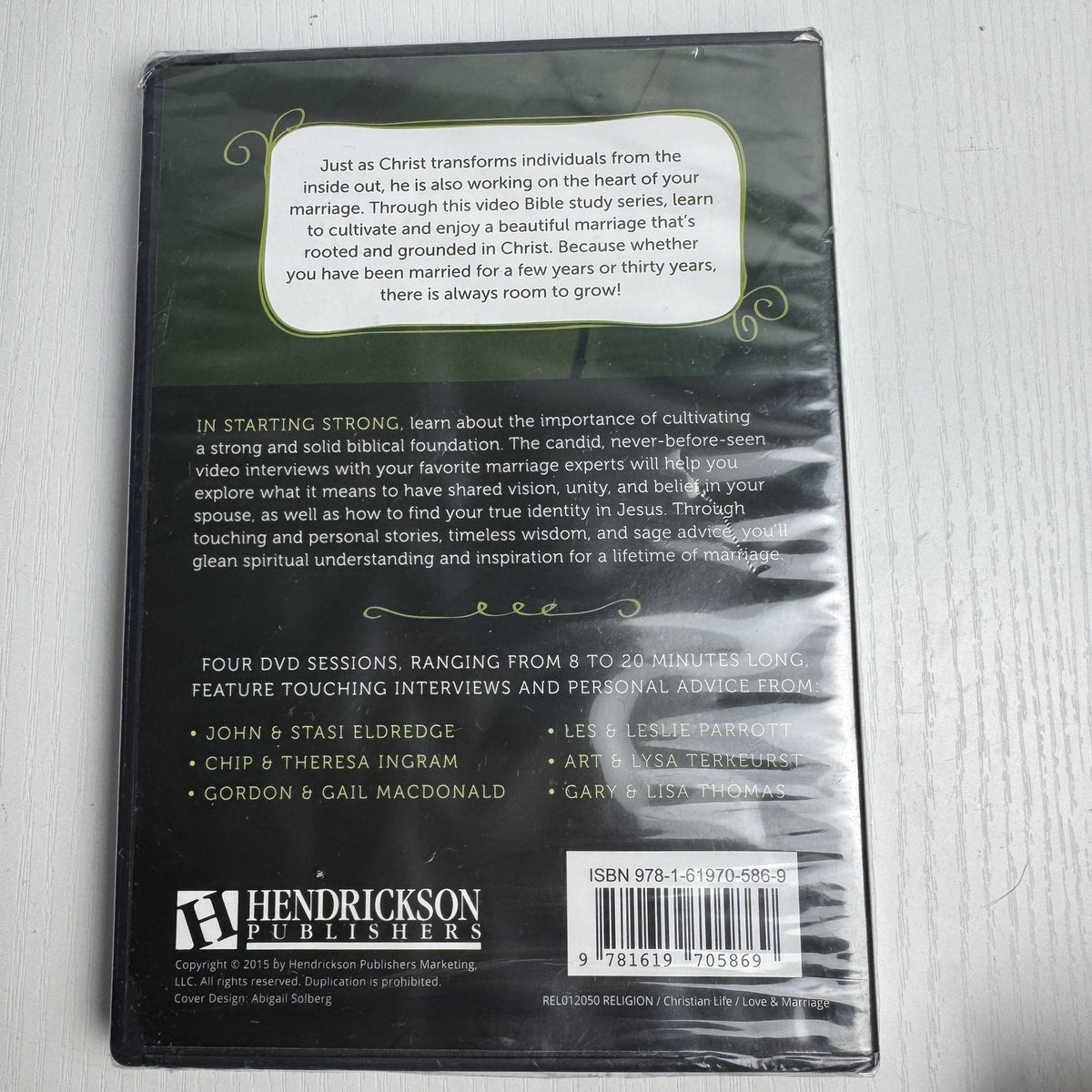 Four brand new, factory-sealed Christian Faith DVDs including Growing a Strong Marriage and From Darkness to Light.