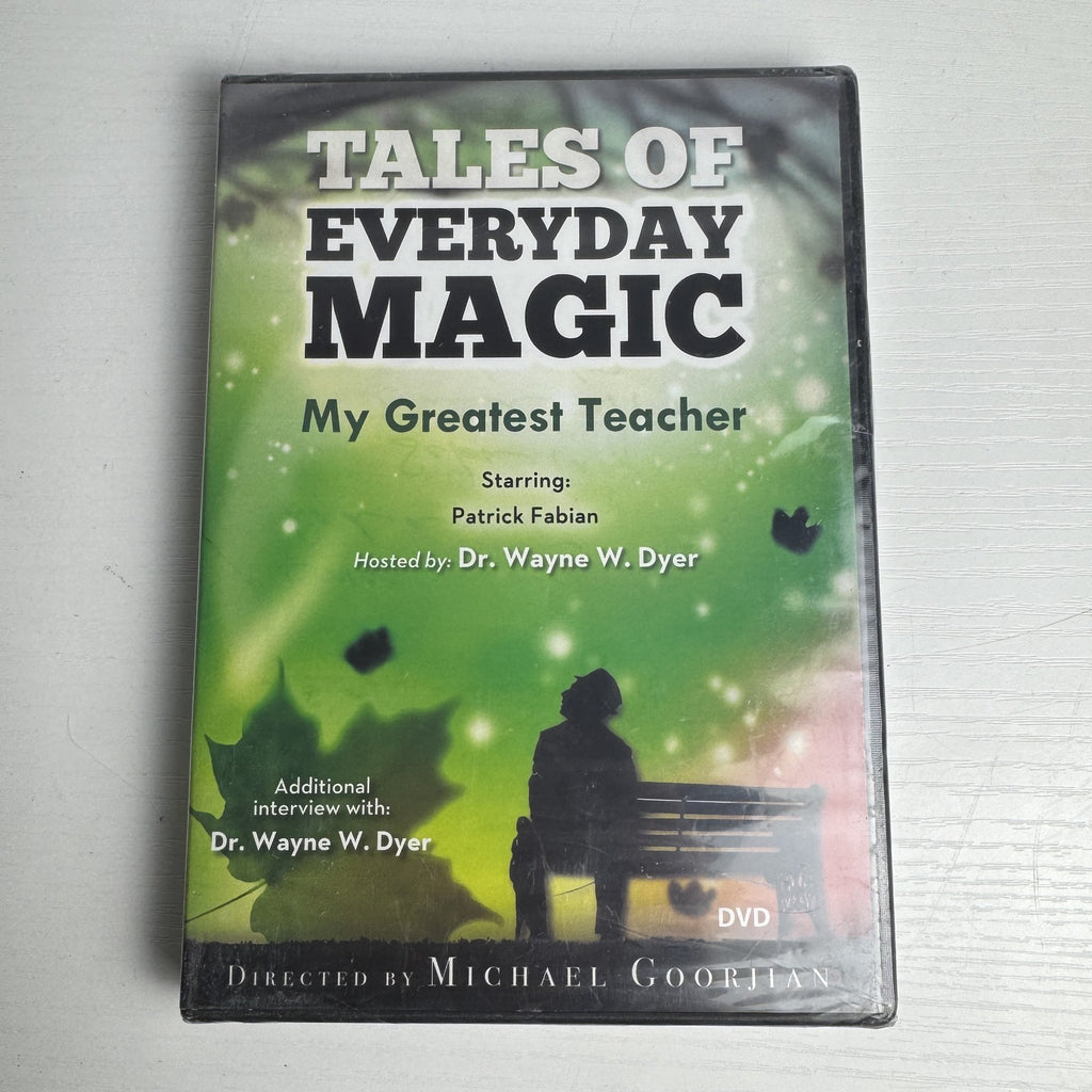 Two factory-sealed DVDs featuring The Great Courses Middle East history series and Wayne Dyer's Tales of Everyday Magic.