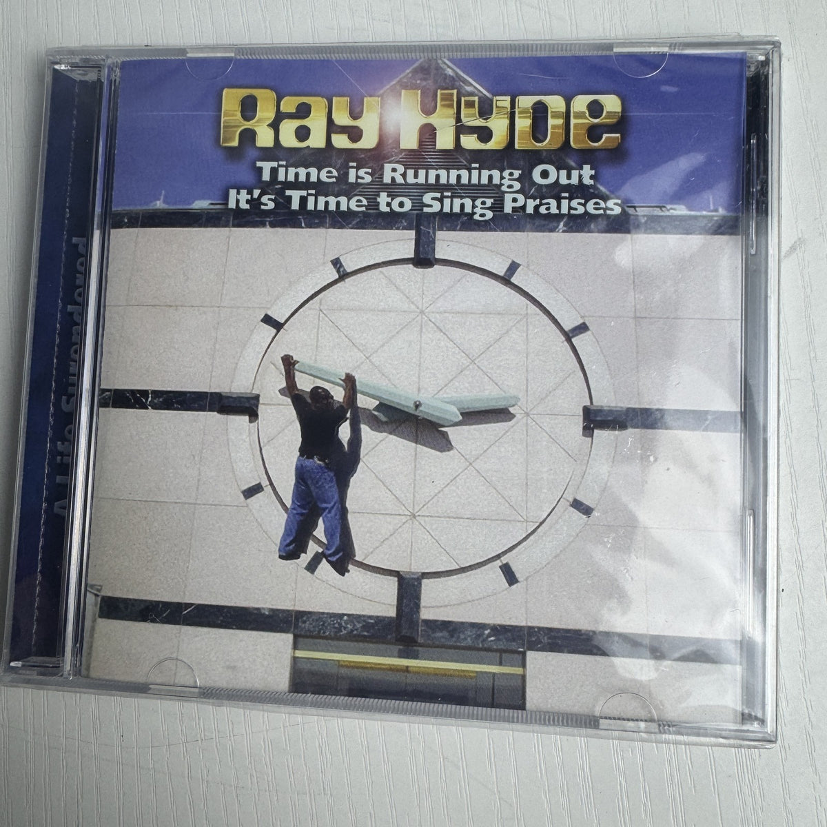 Set of 4 factory sealed Christian faith audio CDs including Charlton Heston narration and Ray Hyde gospel music.