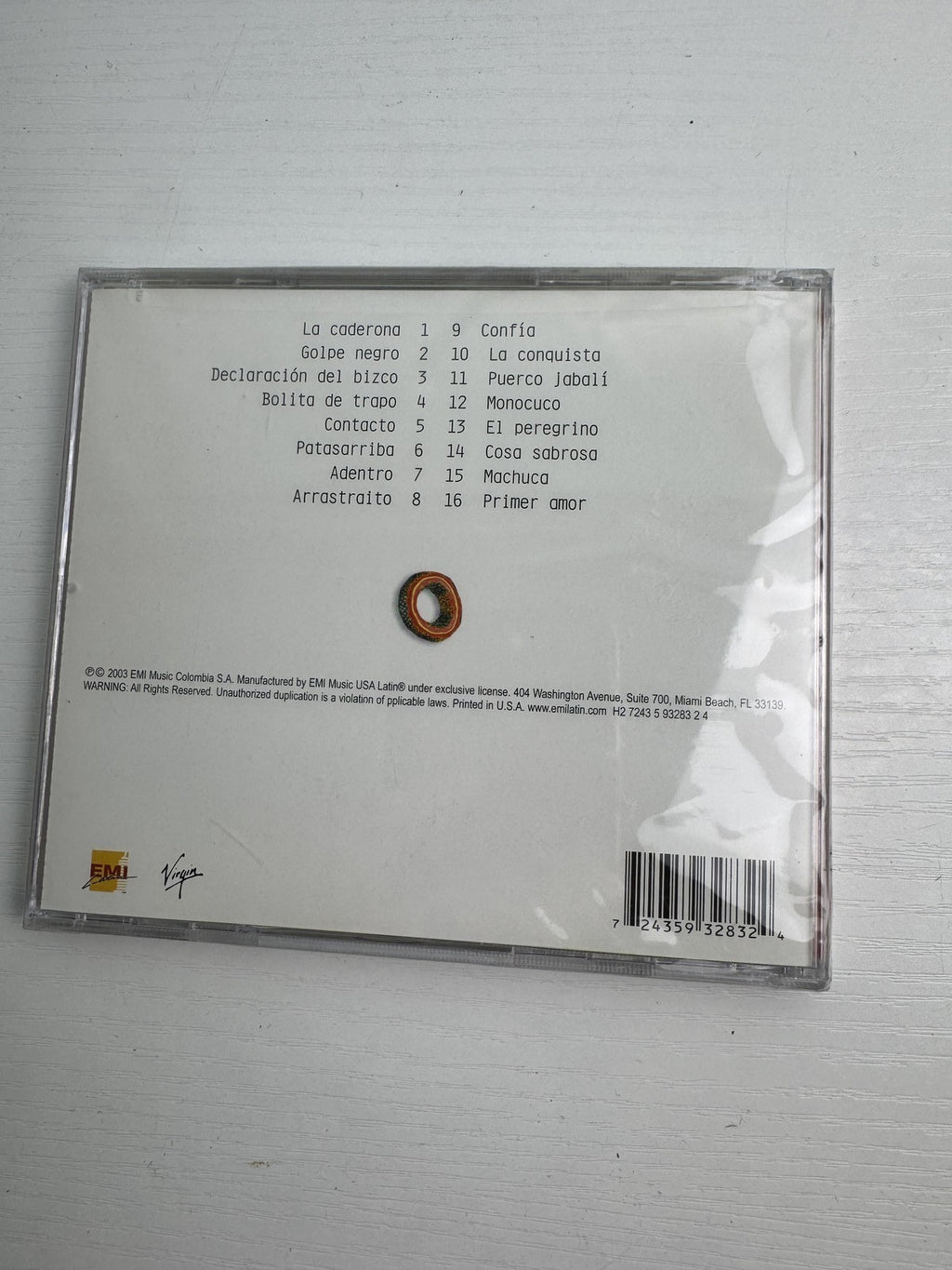 Set of four factory-sealed music CDs featuring classical, Latin pop, neo-soul, and sacred vocal albums.