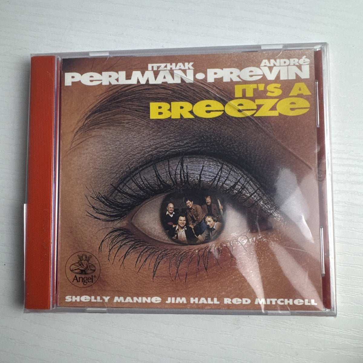 Set of four factory sealed CDs including Great By Choice audiobook, Jackie Evancho, and Itzhak Perlman albums.
