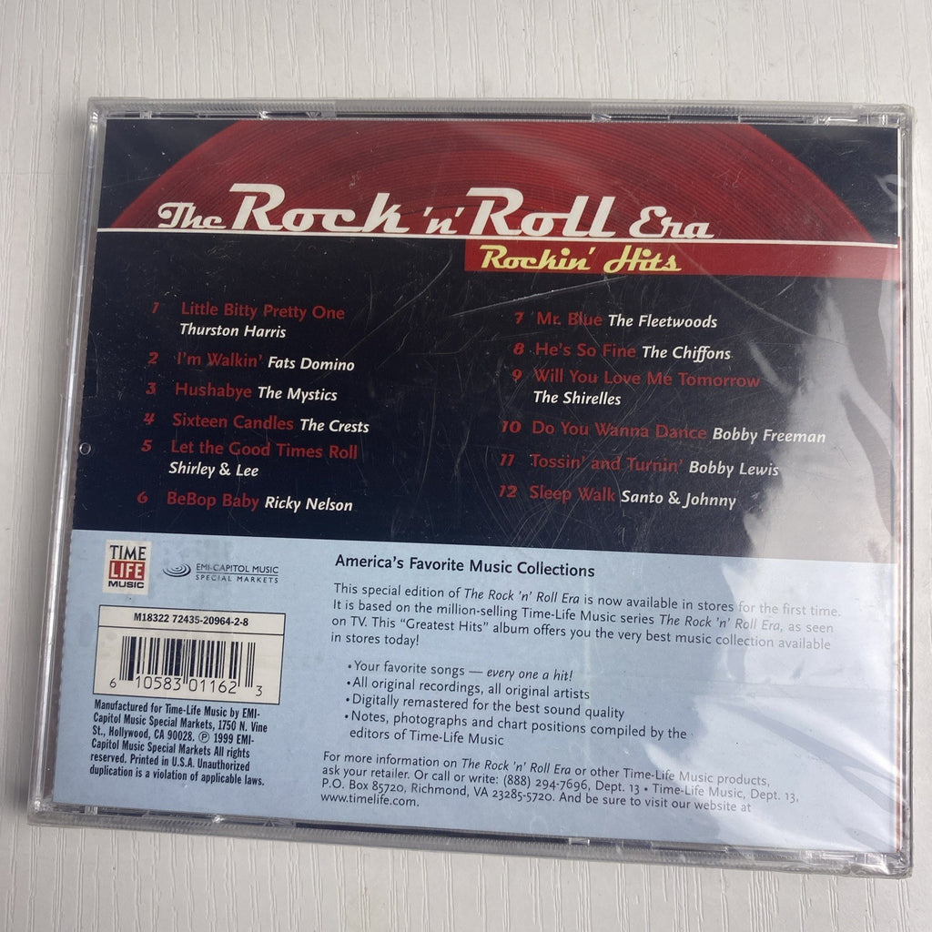 Factory-sealed 4-CD lot including Time Life Rock 'n' Roll Era compilations and a Beatles audio biography