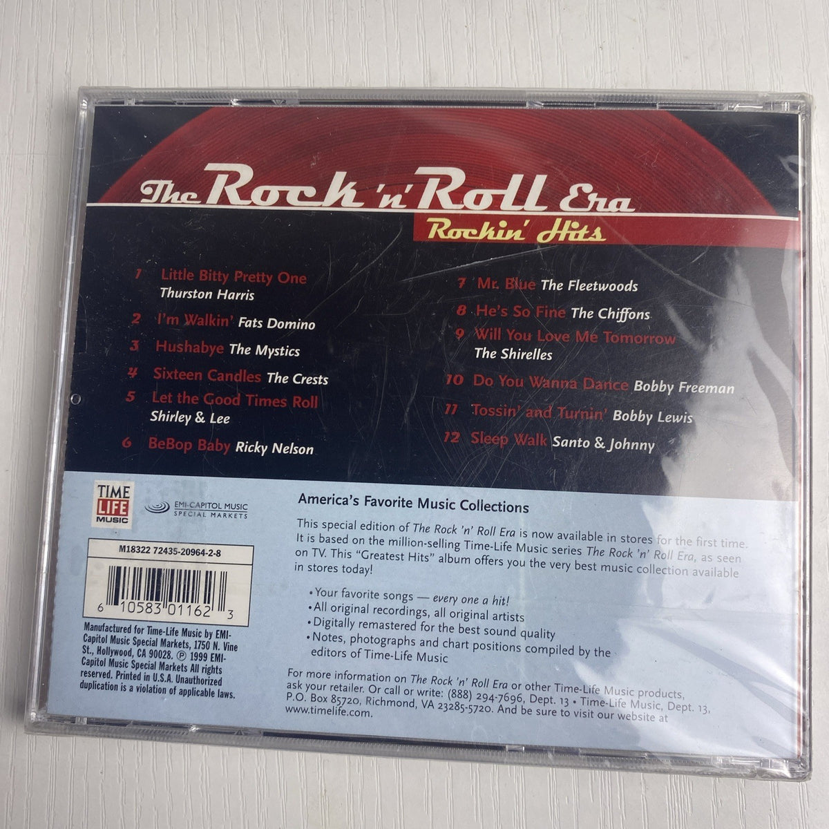 Factory-sealed 4-CD lot including Time Life Rock 'n' Roll Era compilations and a Beatles audio biography