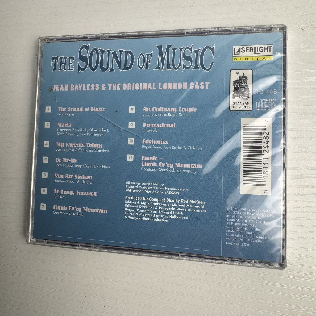 Assorted lot of 4 brand new factory-sealed music CDs including Sound of Music London Cast and 90s Sony Rock Sampler