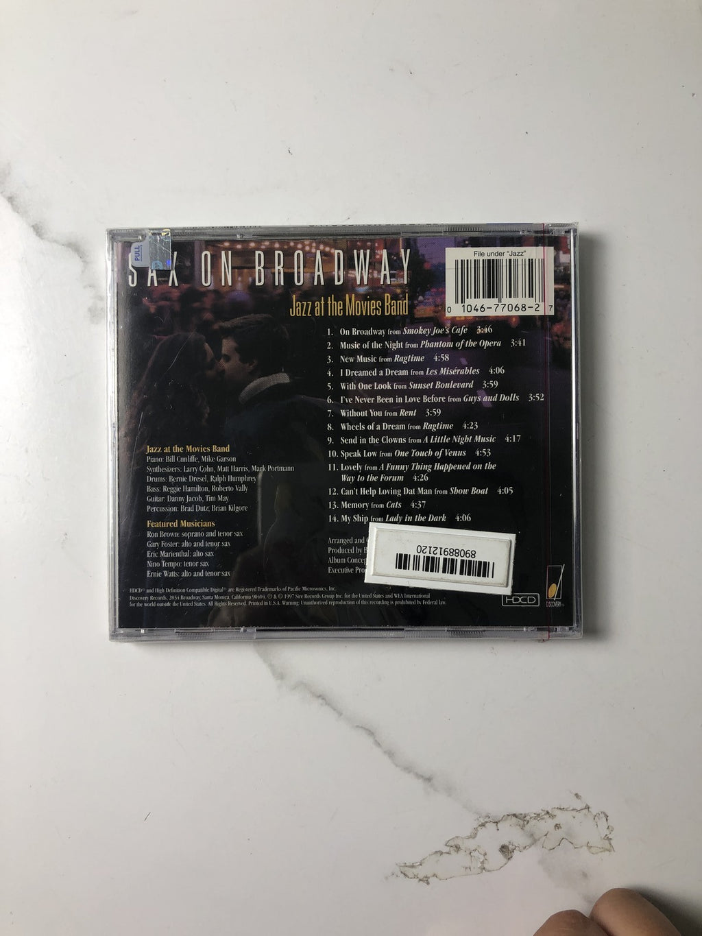 Lot of 4 brand new jazz music CDs including albums by Uri Caine, Tuck and Patti, Brother Yusef, and Jazz at the Movies Band.
